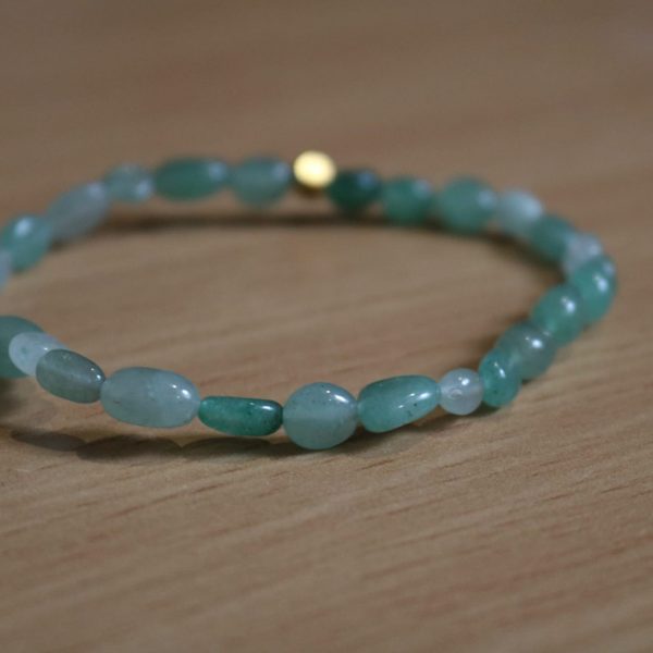 Bracelet Aventurine Verte – Perles baroques