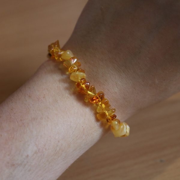 Bracelet Ambre Jaune – Perles baroques A