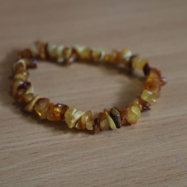 Bracelet Ambre Multicolore – Perles baroques A