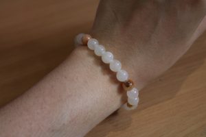 Bracelet Aragonite – Perles 8mm – A