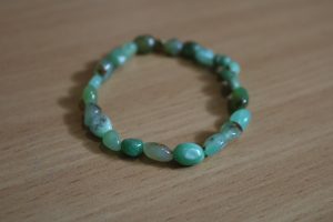 Bracelet Chrysoprase – Perles baroques – A+