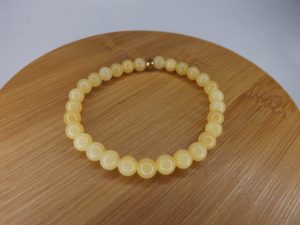 Bracelet Calcite Orange – Perles 6mm A