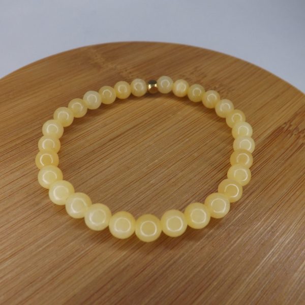 Bracelet Calcite Orange – Perles 6mm A