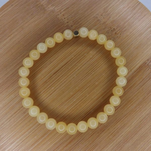 Bracelet Calcite Orange – Perles 6mm A