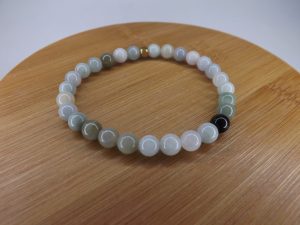 Bracelet Jade de Birmanie – Perles 6mm – B