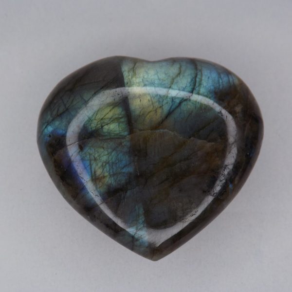 Pierre taillée Cœur Labradorite A+ 50-60mm