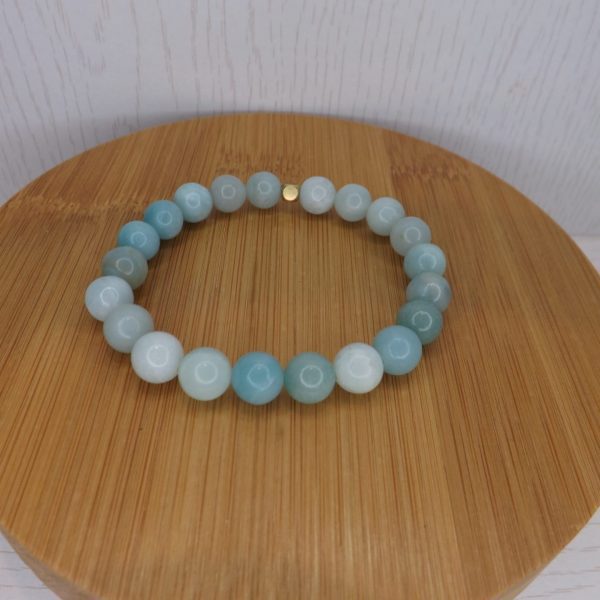 Bracelet Amazonite – Perles 8mm