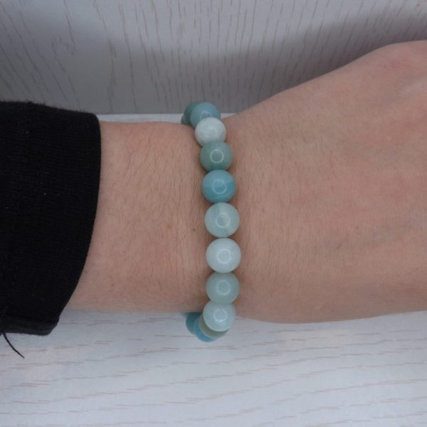 Bracelet Amazonite – Perles 8mm