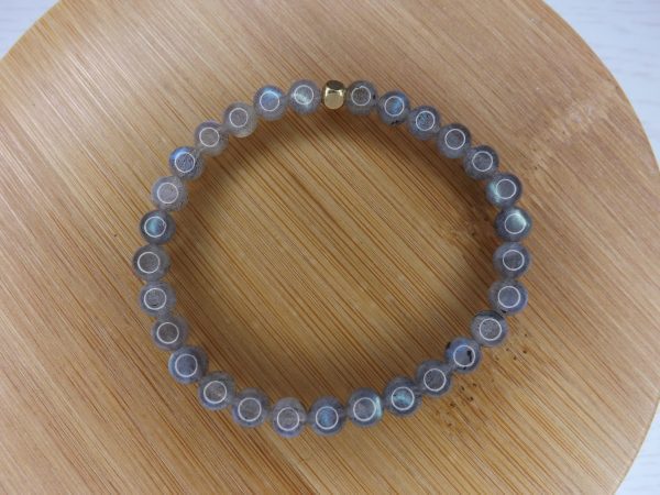 Bracelet Labradorite - Perles 6mm AA – Image 2