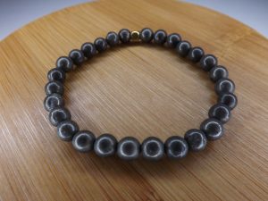 Bracelet Pyrite – Perles 6mm AB