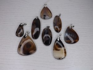 Pendentif Agate du Montana – Cabochons – AA