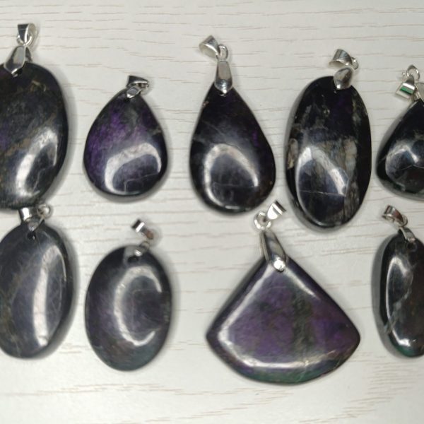 Pendentif Purpurite – Cabochons – AA