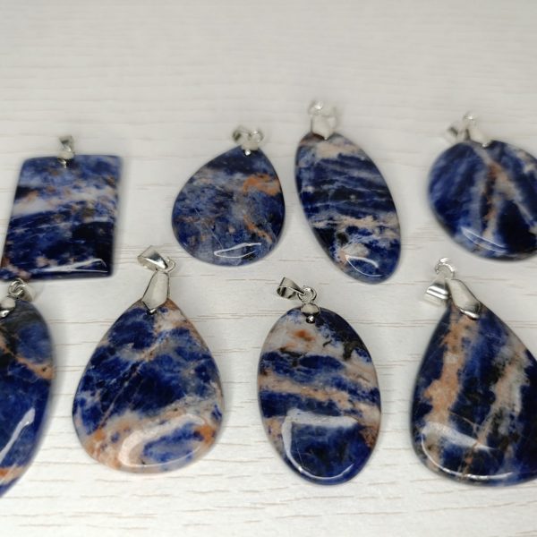 Pendentif Sodalite  – Cabochons – AA