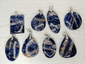 Pendentif Sodalite  – Cabochons – AA