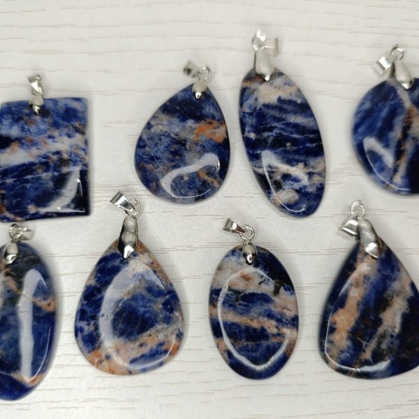 Pendentif Sodalite  – Cabochons – AA