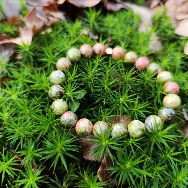 Bracelet Unakite – Perles 8mm