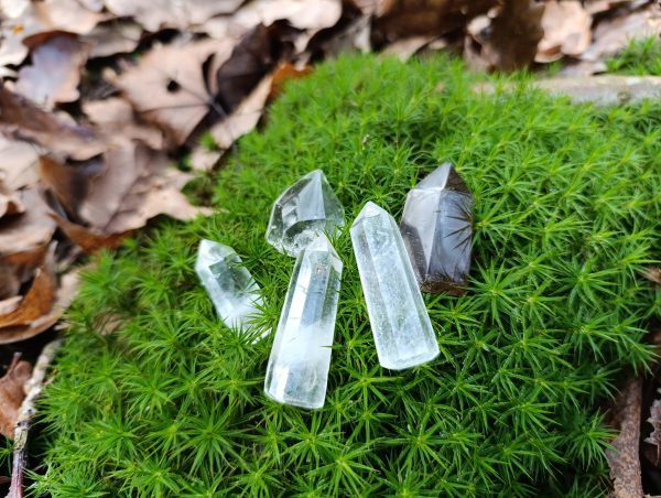 Pointes en Cristal de Roche (Quartz)