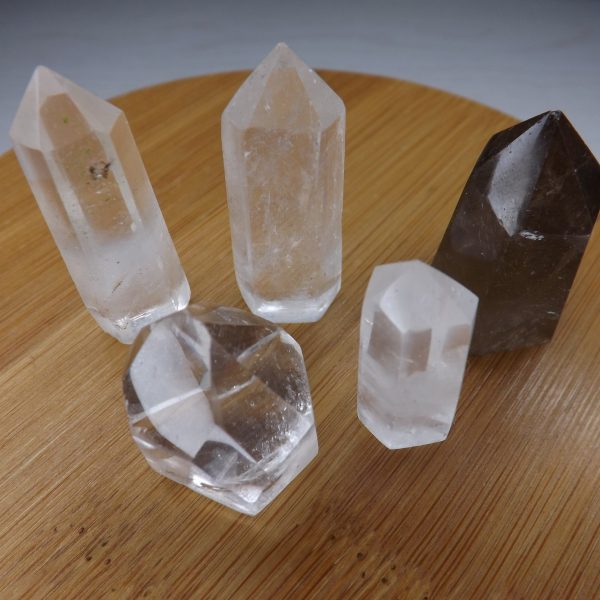 Pointes en Cristal de Roche (Quartz)