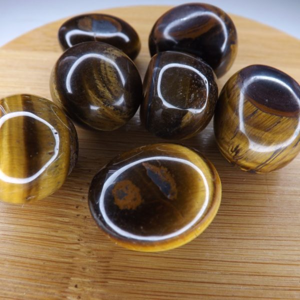 Pierre ronde Œil de Tigre – Taille 2-3cm AA+