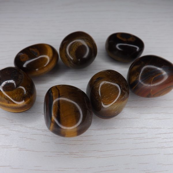 Pierre ronde Œil de Tigre – Taille 2-3cm AA+