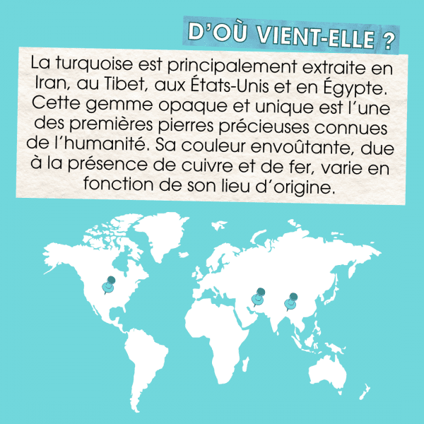 la turquoise la pierre de décembre