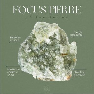 Lire la suite à propos de l’article 🌿 L’aventurine verte : la pierre qui respire la sérénité 🌿