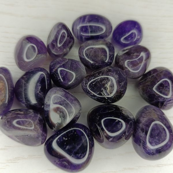 Pierre Améthyste Rubanée – Taille 2-3cm AA