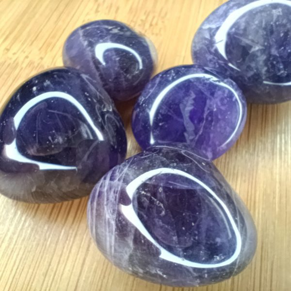 Pierre Améthyste Rubanée – Taille 2-3cm AA