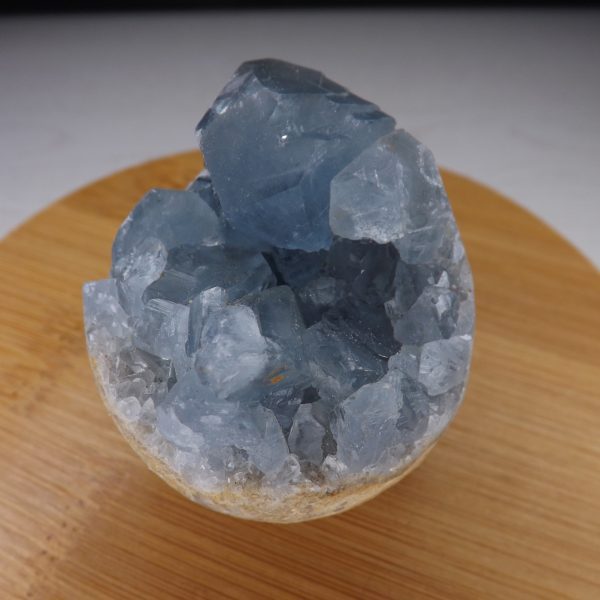 Pierre brute Célestine Bleue –  196gr – Qualité AA