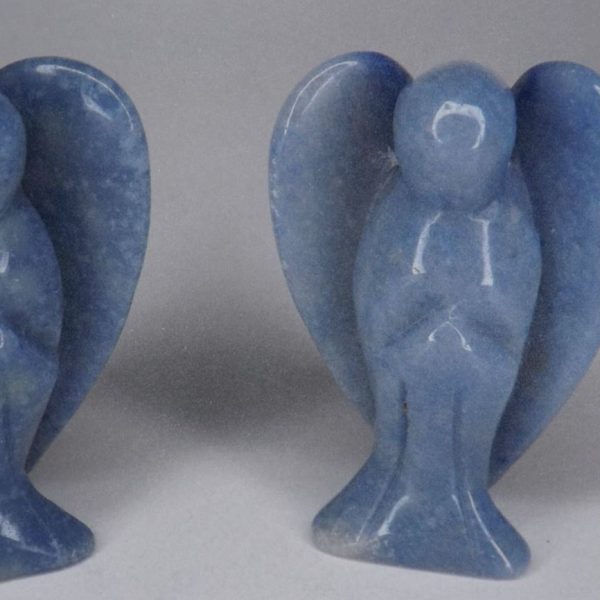 ange aventurine bleu