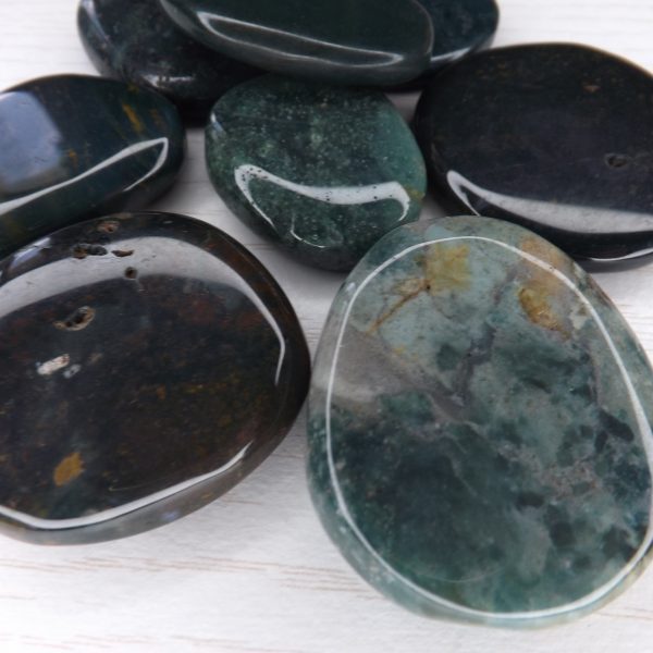 Pierre Plate Jaspe vert A