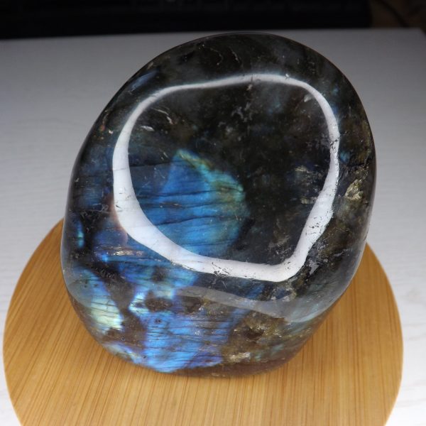 Pierre taillée Labradorite Bleue – Forme libre 501g