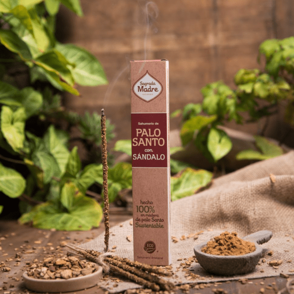 Encens artisanal Palo Santo avec Bois de Sandal – Image 2