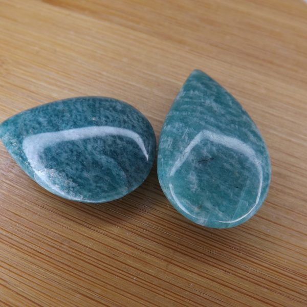 Pierre taillée Amazonite – Goutte