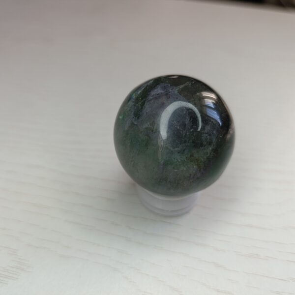 Pierre taillée Sphère Fluorine verte – AA