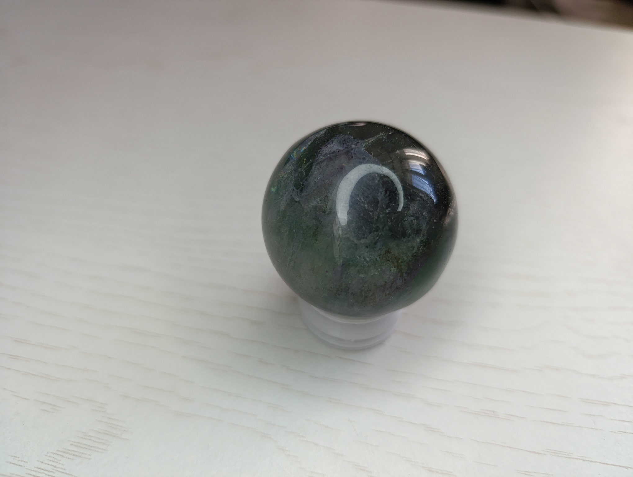 Sphere en fluorite 40mm madagascar