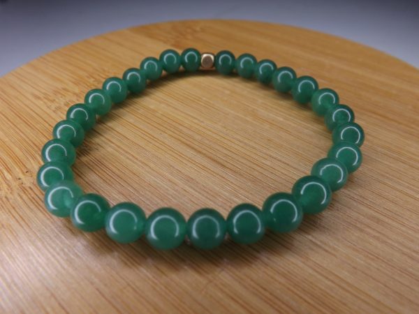 bracelet aventurine verte pierre naturelle brésil 6mm