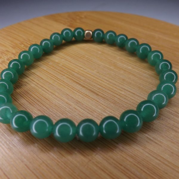 Bracelet Aventurine Verte – Perles 6mm
