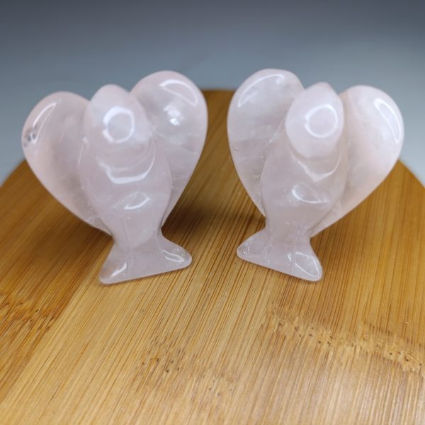 Ange en Quartz Rose qualité A