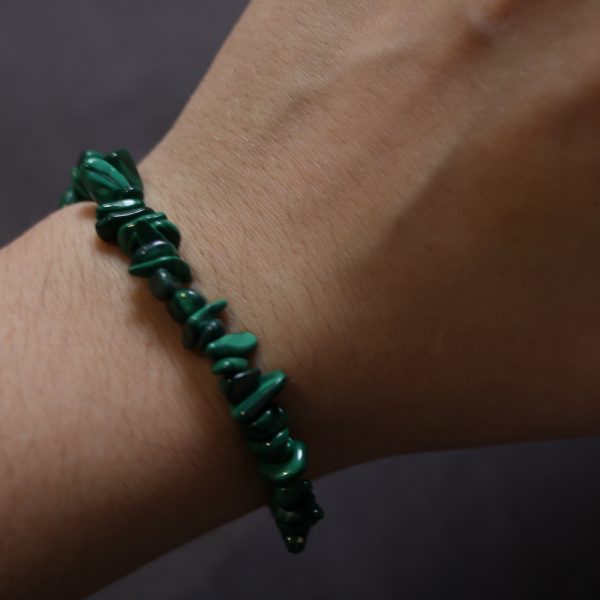 Bracelet Malachite – Perles baroques