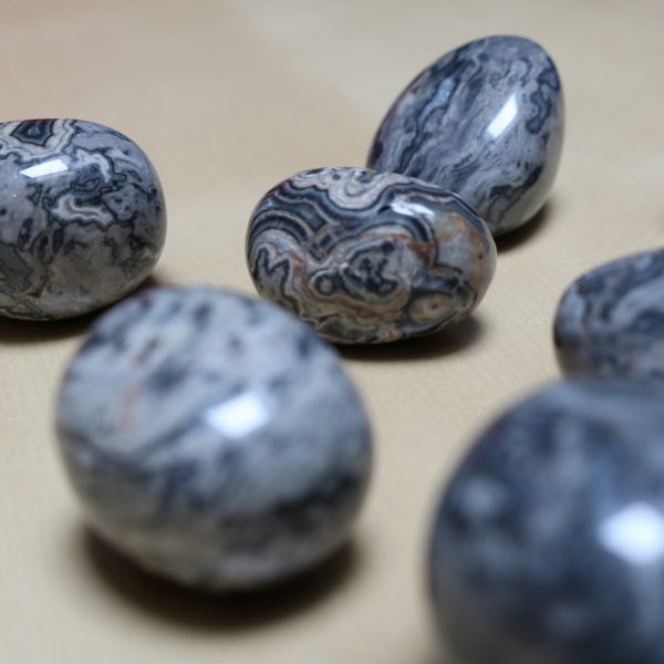 Pierre Agate Crazy Lace Grise – Taille 3-4cm AA