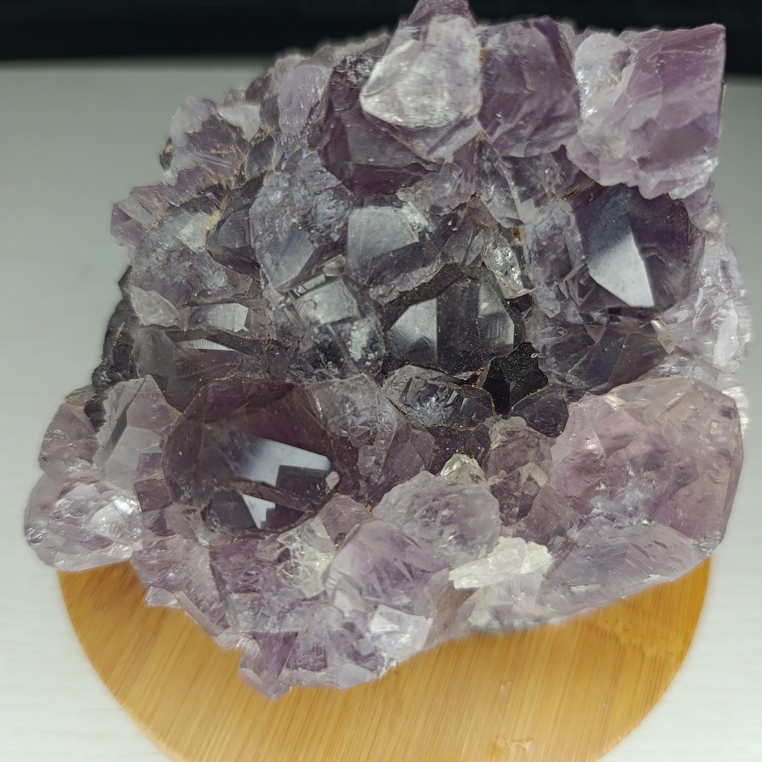 bloc en améthyste de Uruguay violet brut qualité A