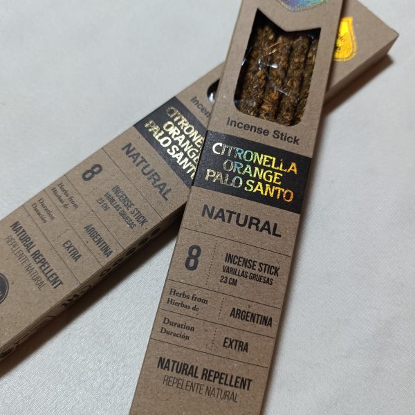 Encens naturel de Citronnelle, Orange et Palo Santo
