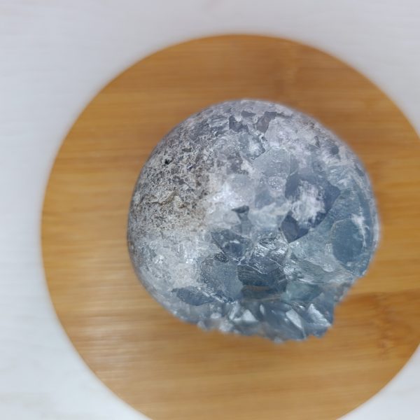 Pierre brute Célestine Bleue –  435gr- Qualité A