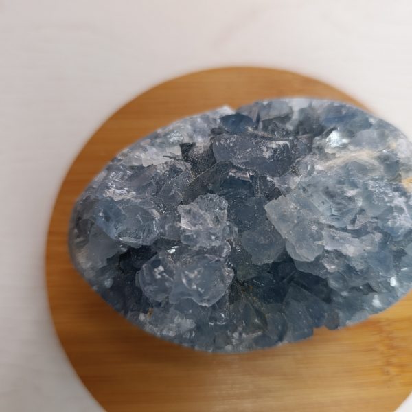 Pierre brute Célestine Bleue –  601gr- Qualité A