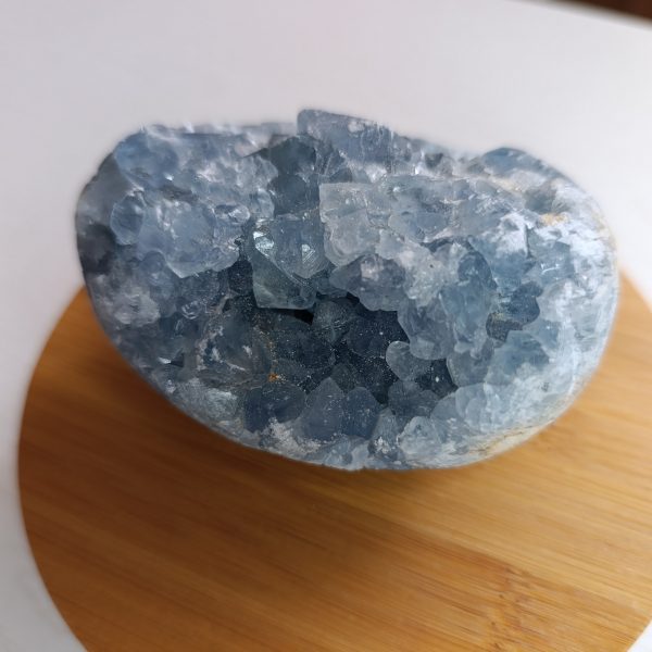 Pierre brute Célestine Bleue –  601gr- Qualité A