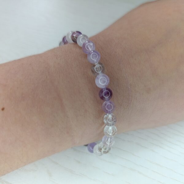 Bracelet Super Seven – perles 6mm A