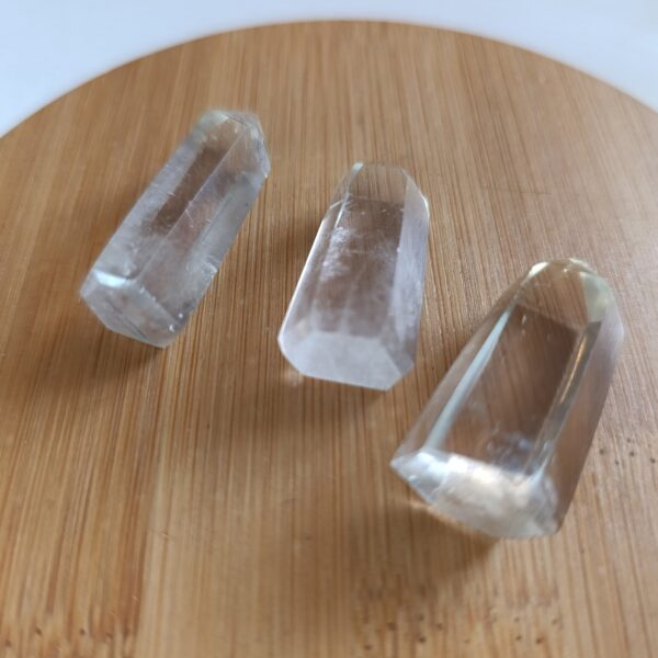 Pointes en Cristal de Roche (Quartz) Fumée A