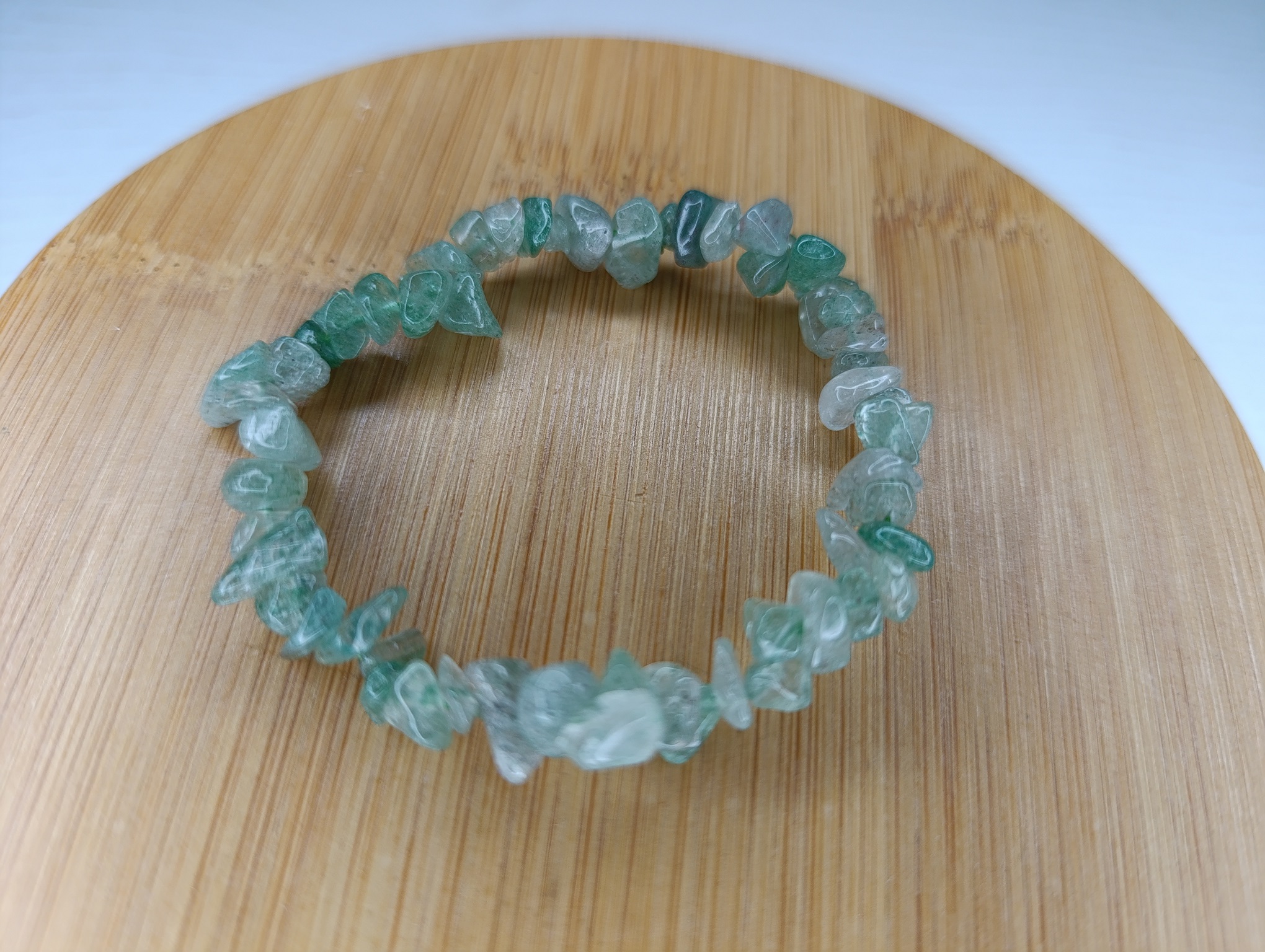 Bracelet Baroque Quartz Fuchsite du Brésil