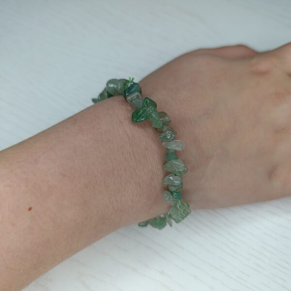 Bracelet Quartz Fuchsite Perles Baroques A